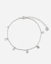 FUSSKETTCHEN Boho-Münzen - Silber