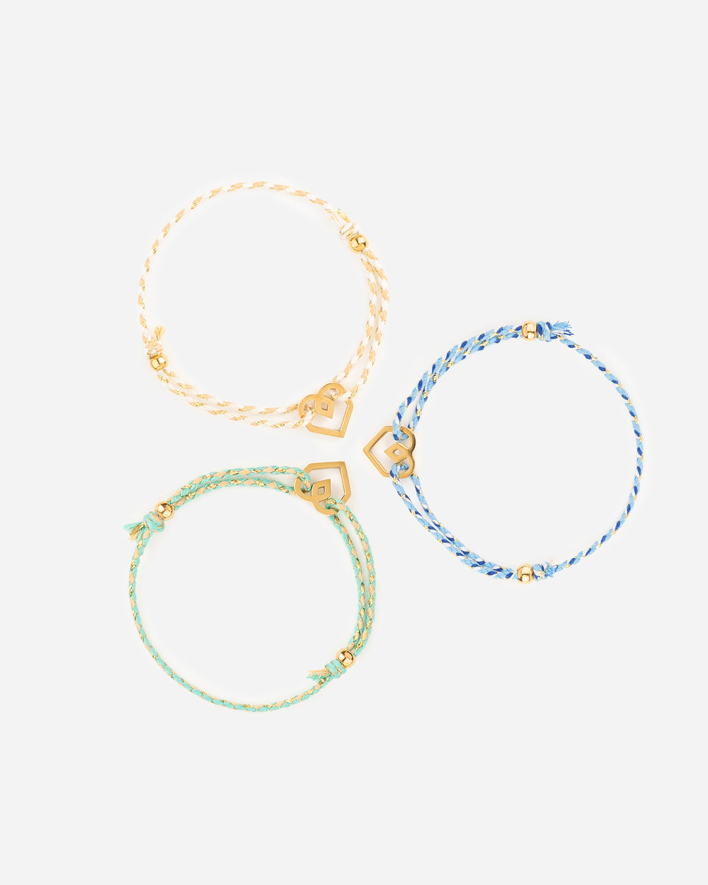 ARMBAND Cremefarbenes Herz